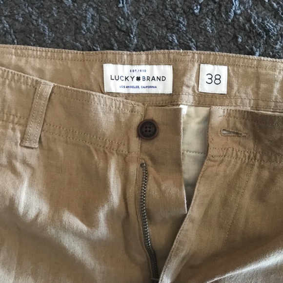 LUCKY BRAND Men’s Linen Shorts - Picture 3 of 4
